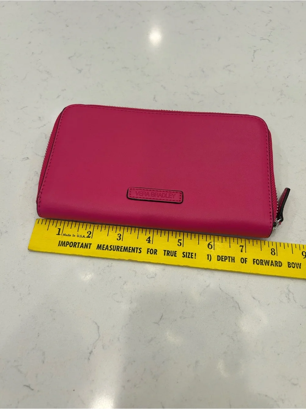 Vera Bradley Bright Pink Zip Wallet